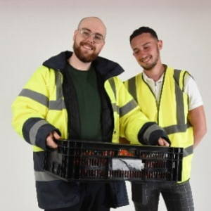 Pro-Force Employees Holding Crate